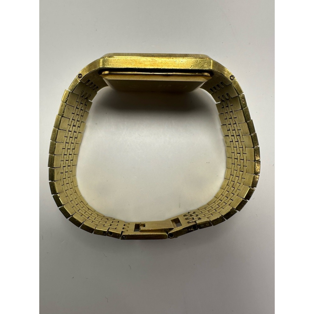 Titus‎ Pierre Vallee Mens Tank Watch Manual Wind Works Swiss Made Gold Tone B20 - Picture 12 of 12